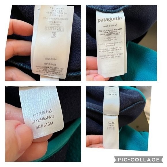 Patagonia  Lightweight Synchilla Snap-T Pullover in Elwha Blue S - Picture 9 of 9